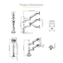 STARTECH.COM ARMDUALPIVOT