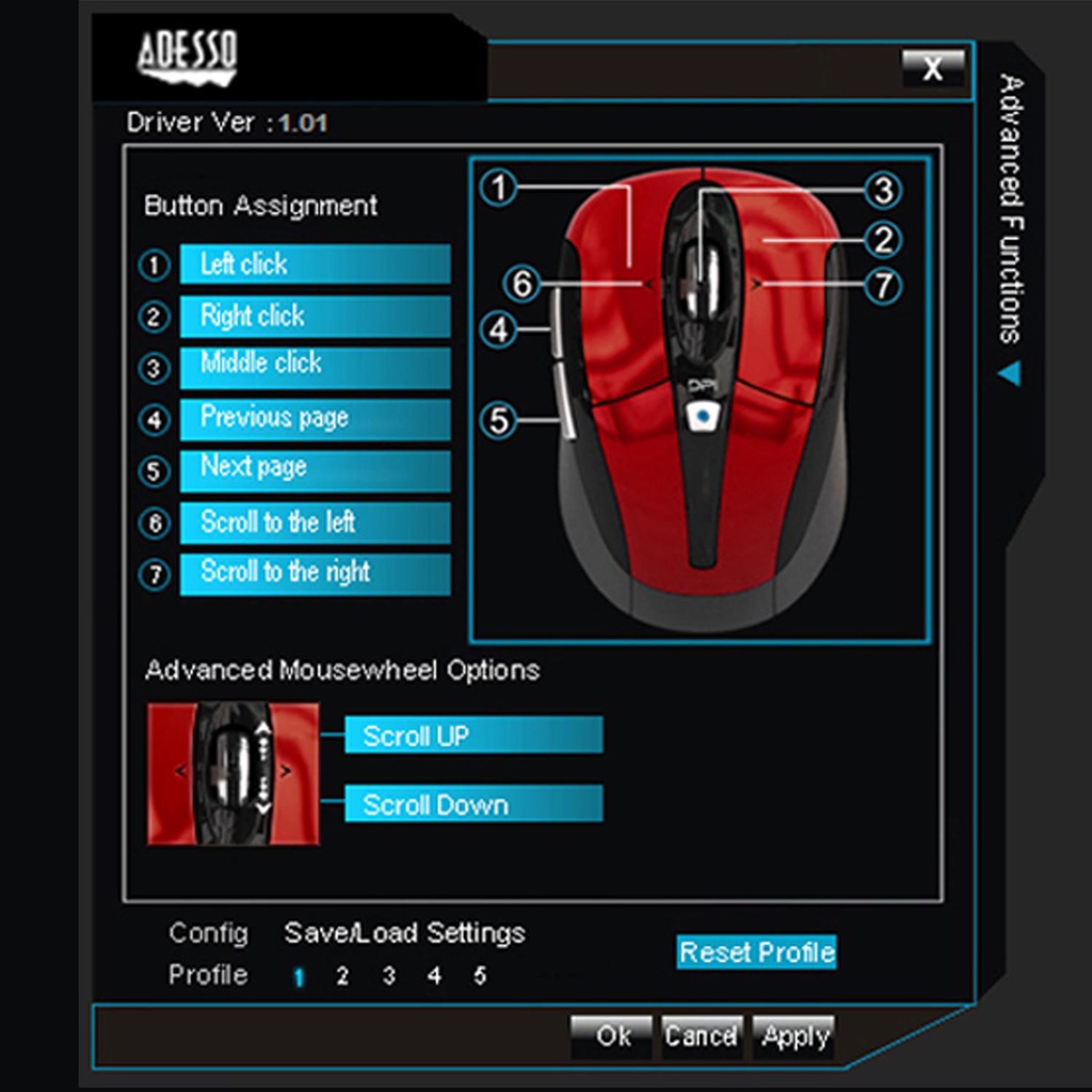 ADESSO TECHNOLOGY IMOUSE S60L