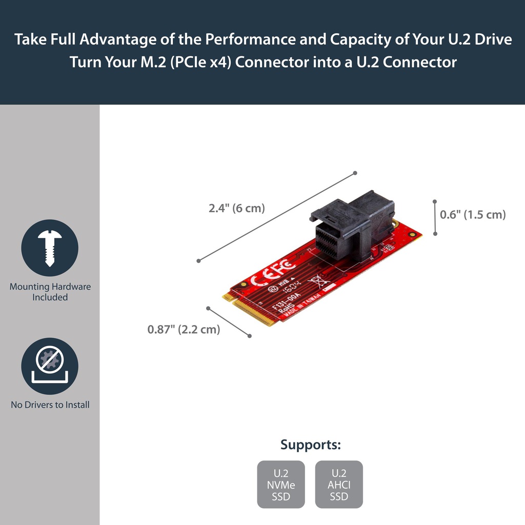 STARTECH.COM M2E4SFF8643