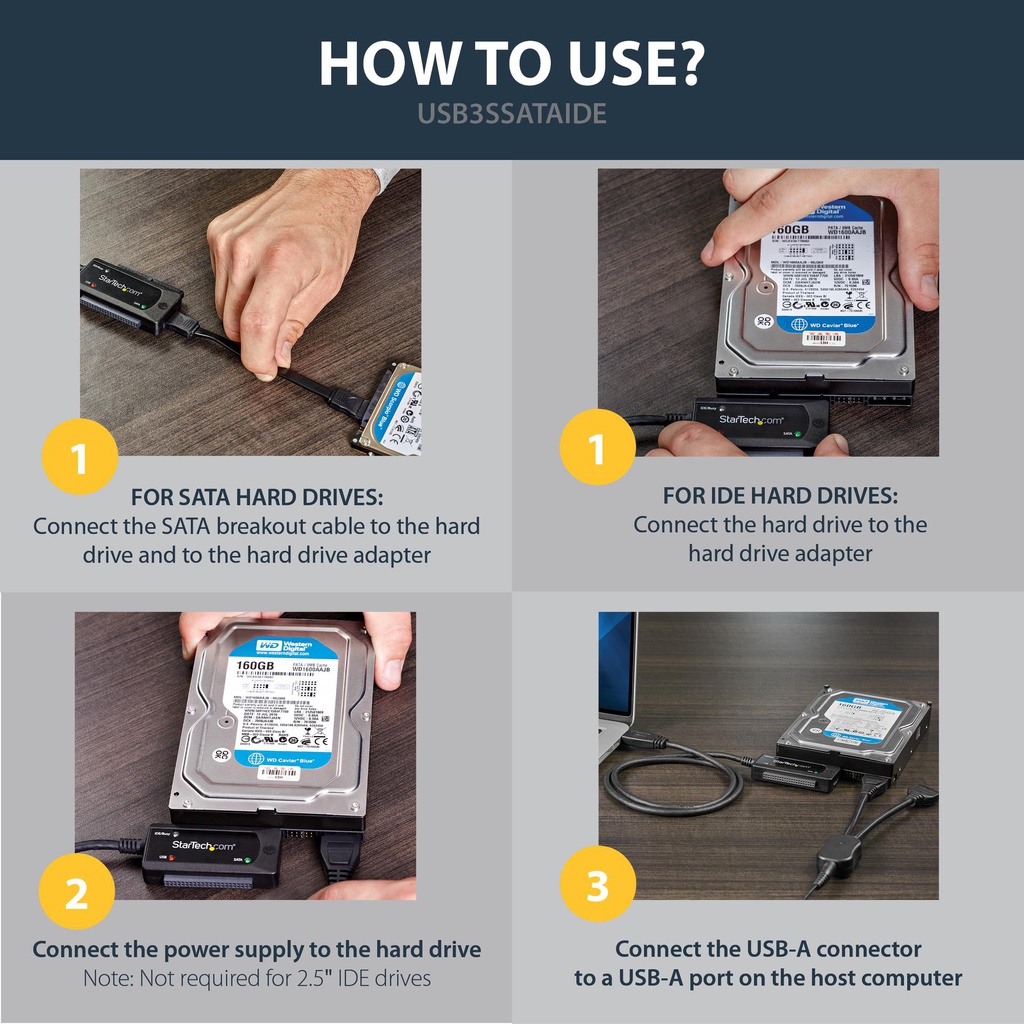 STARTECH.COM USB3SSATAIDE