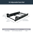 STARTECH.COM UNIRAILS3U