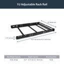 STARTECH.COM UNIRAILS1U