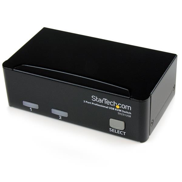 StarTech.com SV231USB, Noir