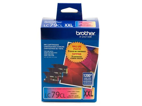 Brother Cyan/Magenta/Jaune, XXL, 1200p (LC793PKS)