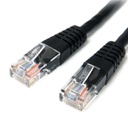 StarTech.com 50 ft Black Molded Category 5e (350 MHz) UTP Patch Cable, 15,24 m