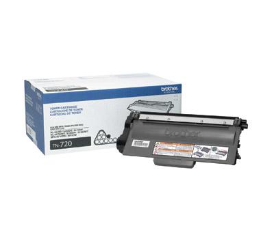 Brother Toner cartridge, Laser, Black, 3000 Pages (TN720)