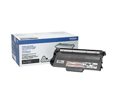 Brother Toner Cartridge, Laser, Black, 8000 Pages (TN750)