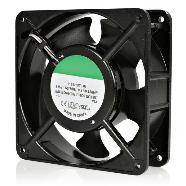 StarTech.com Fan Kit, Ventilateur, 47,5 dB, Noir (ACFANKIT12)