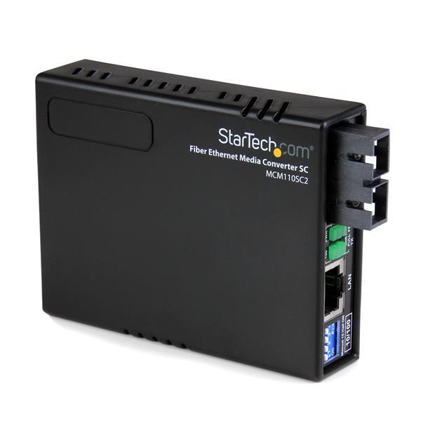 StarTech.com 10/100 Fiber to Ethernet Media Converter Multi Mode SC 2 km