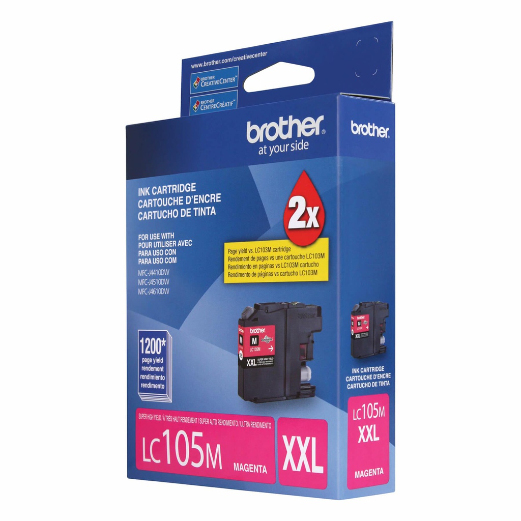 Brother LC105MS Innobella Ink Cartridge Magenta, Super High Yield (XXL Series)