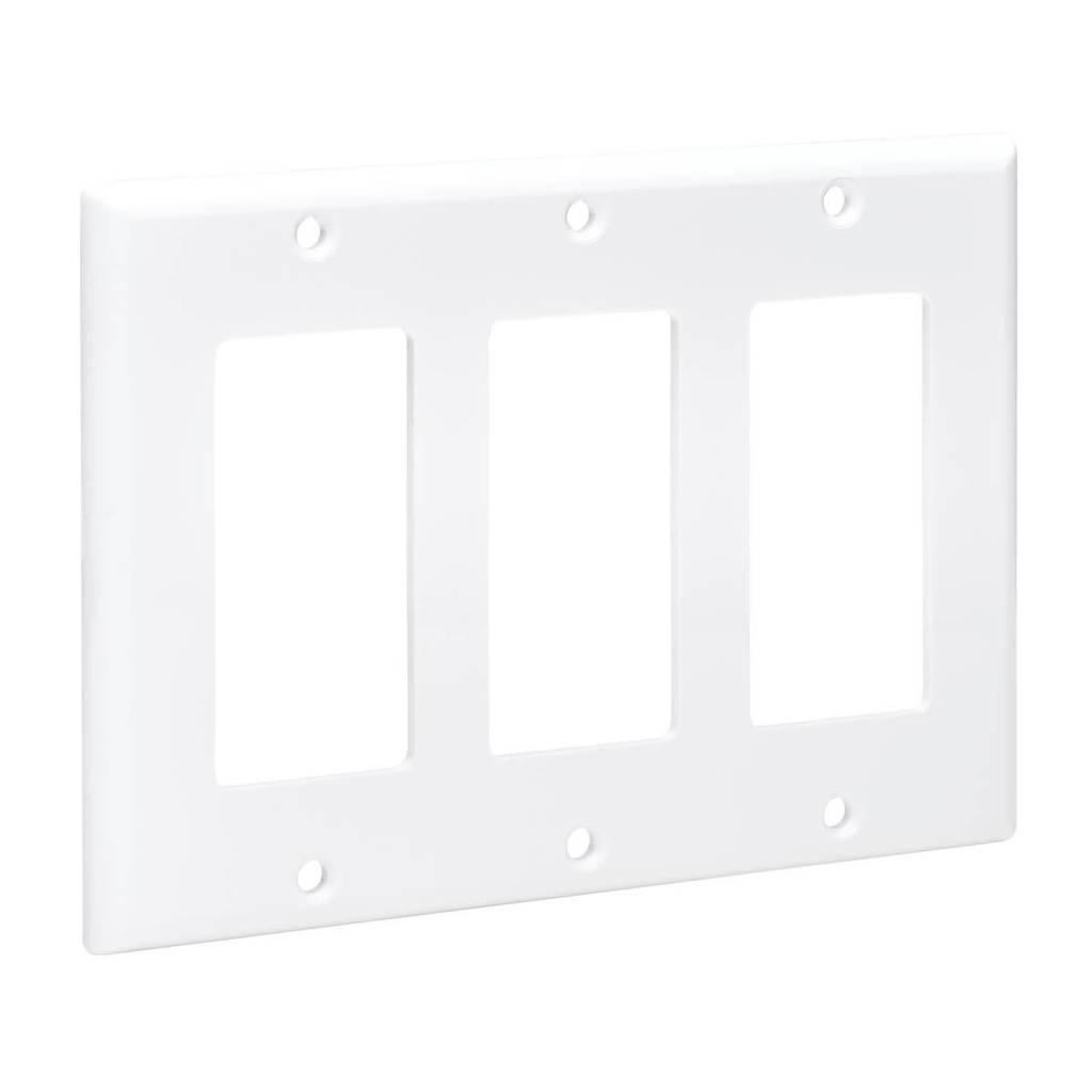 Tripp Lite Façade triple, style Decora - vertical, blanc (N042D-300-WH)