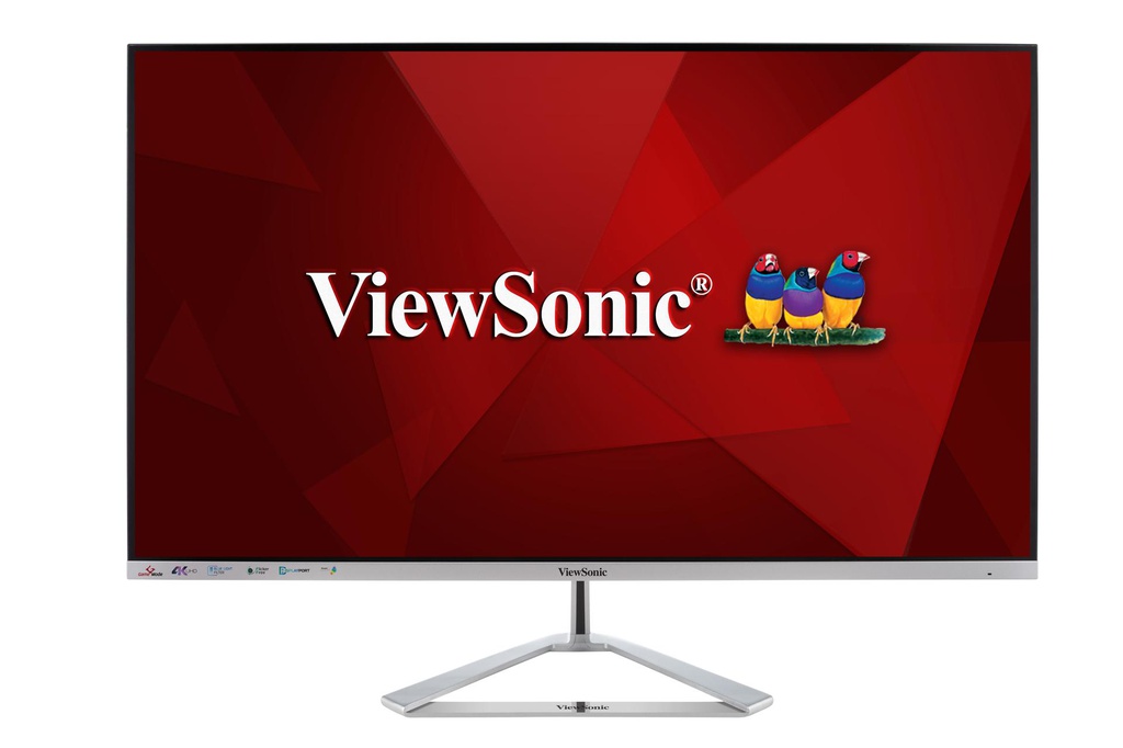 Viewsonic 32&quot;, 4K UHD, 300 cd/m², 16:9, 2x2W RMS, 713x42x418mm, 6.2kg, Silver