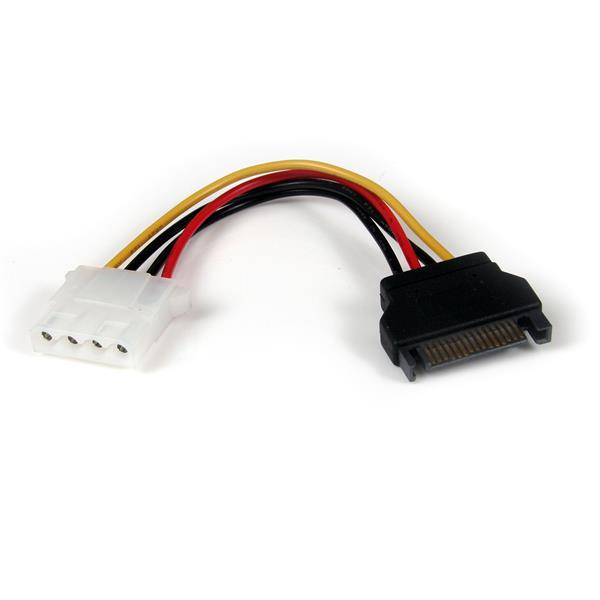 StarTech.com Adaptateur de câble d'alimentation SATA 15 cm vers LP4 - F/M