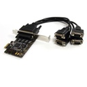 StarTech.com 4 Port RS232 PCI Express Serial Card w/ Breakout Cable