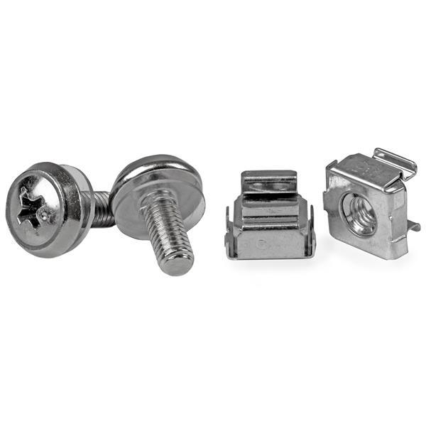 StarTech.com 50 Pkg M5 Mounting Screws and Cage Nuts for Server Rack Cabinet