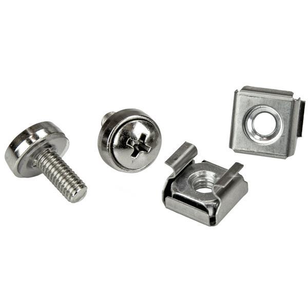 StarTech.com 100 Pkg M5 Mounting Screws and Cage Nuts for Server Rack Cabinet