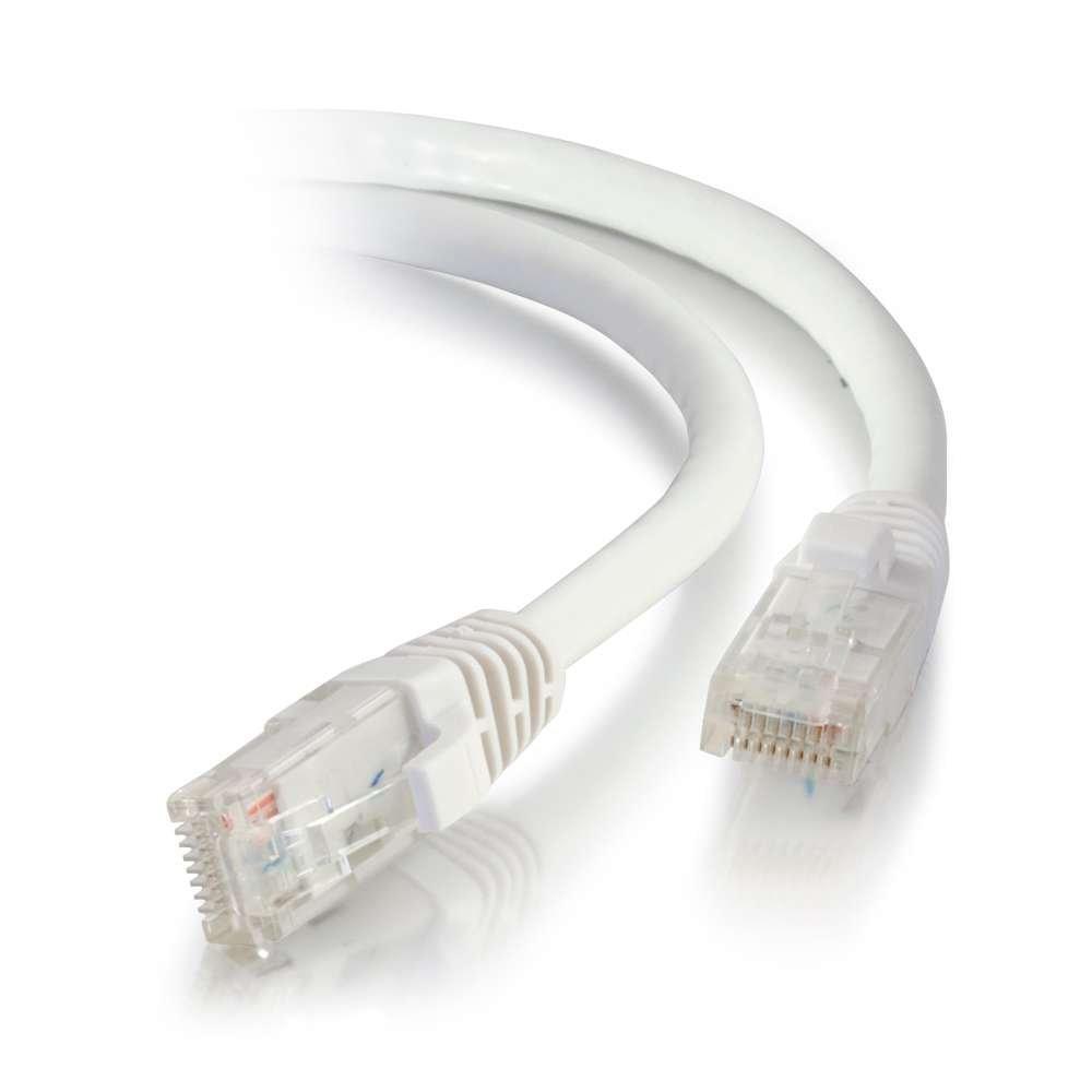 C2G Cat6a, UTP, 26AWG, PVC, Ø6mm, White, 7ft (50766)