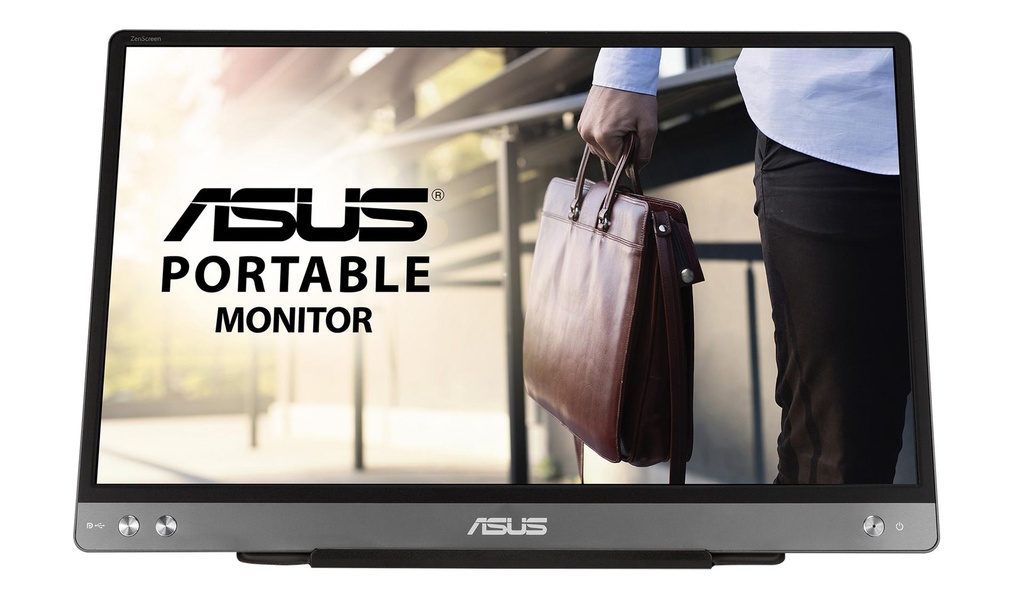 ASUS MB14AC, 35,6 cm (14&quot;), 1920 x 1080 pixels, Full HD, 5 ms, Gris