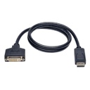 Tripp Lite P134-003, 1 m, DisplayPort, DVI-I, Mâle, Femelle, 1920 x 1200 pixels