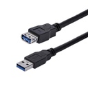 StarTech.com Câble d'extension noir SuperSpeed USB 3.0 A vers A 1 m - M/F