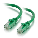 C2G Cat6a, UTP, 26AWG, PVC, Ø6mm, Green, 7ft (50785)