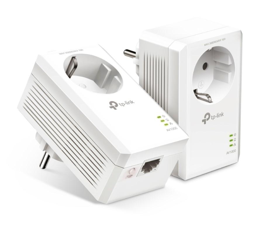 TP-Link HomePlug AV2, 1000 Mbit/s, Gigabit Ethernet, OFDM, AES 128 bits, 2,7 W