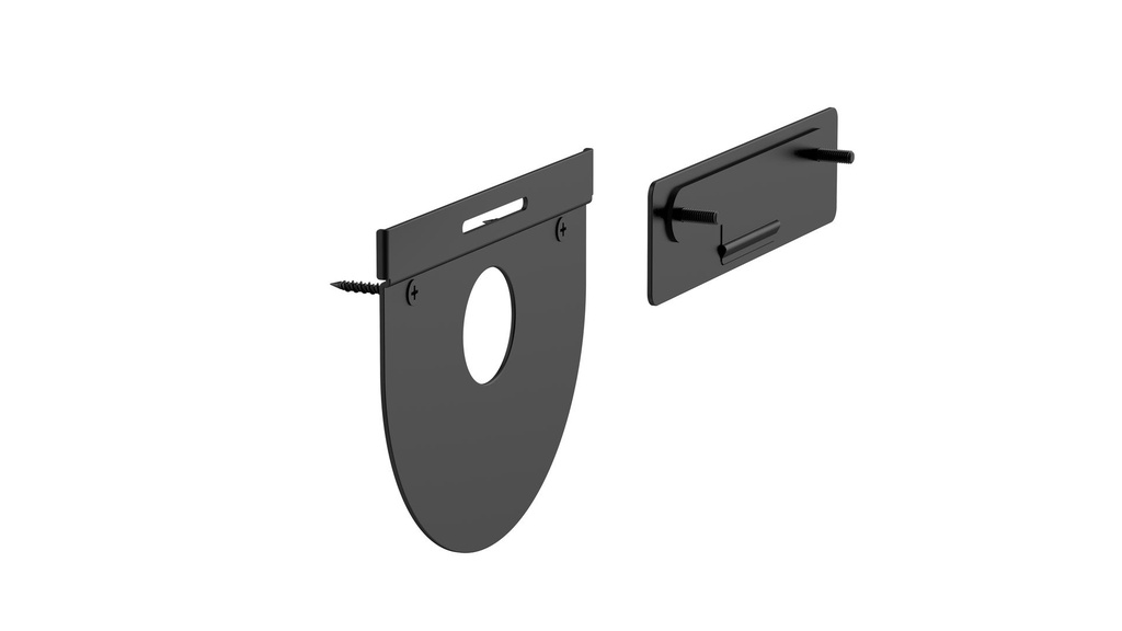 Logitech Tap Wall Mount, Support mural, Noir, Mur, Logitech, Tap, 244 mm