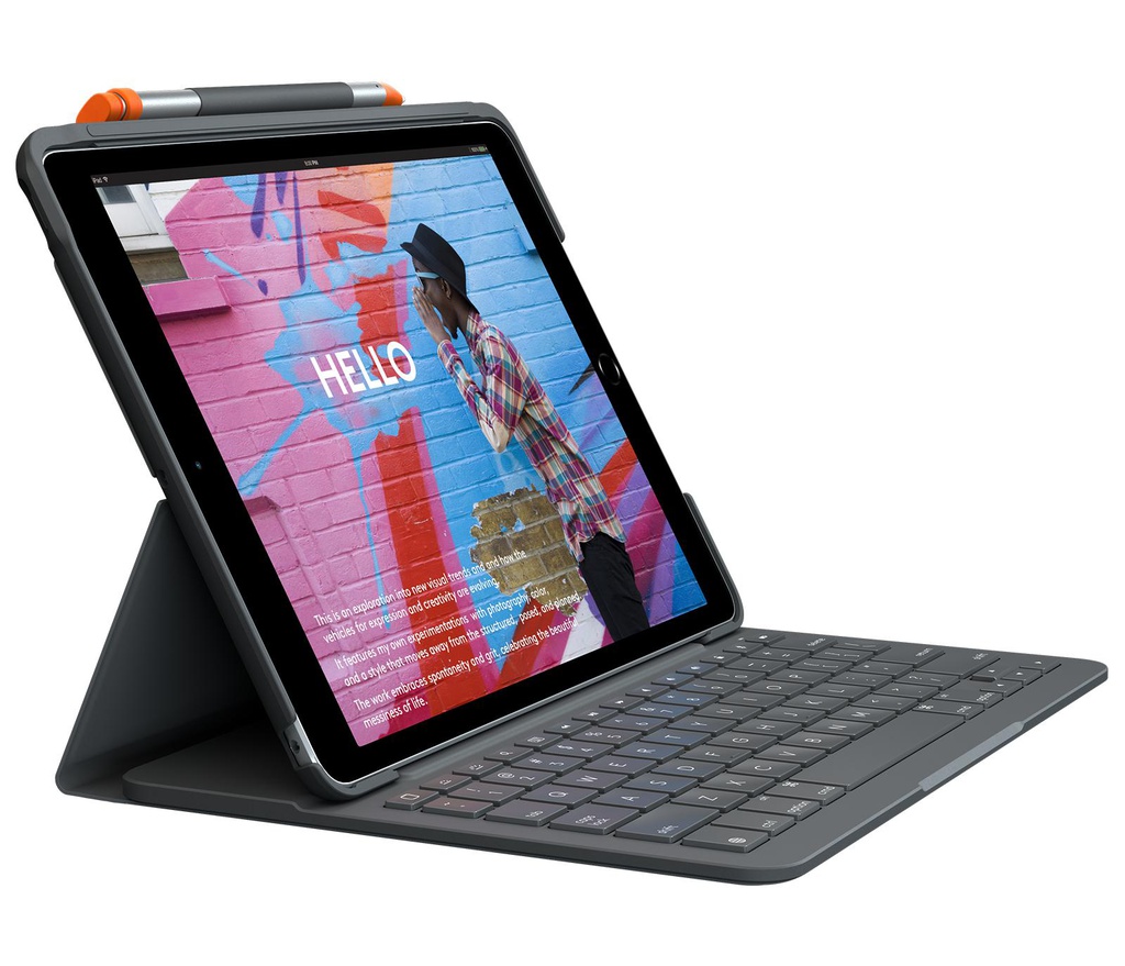 Logitech Slim Folio for iPad (7th and 8th generation) (920-009473)