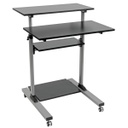 Tripp Lite Rolling Desk TV/Monitor Cart - Height Adjustable (WWSSRC)