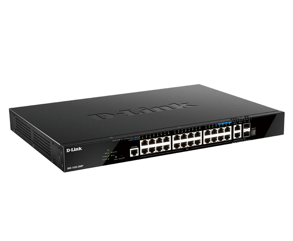 Commutateur réseau D-Link DGS-1520-28MP