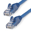 StarTech.com N6LPATCH6INBL, 0,15 m, Cat6, U/UTP (UTP), RJ-45, RJ-45