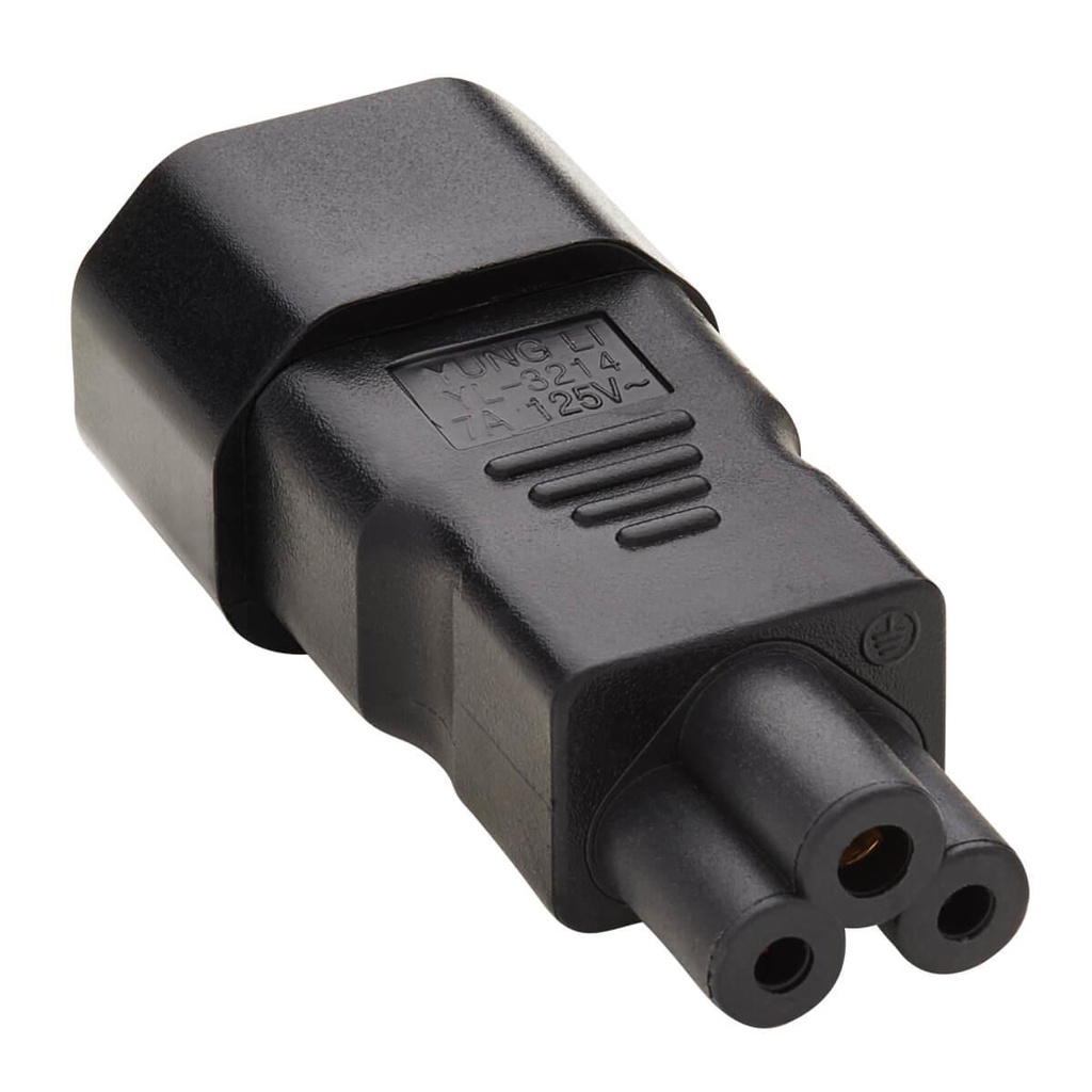 Tripp Lite Adaptateur de cordon d'alimentation, C14 à C5 - 7A, 125V, Noir