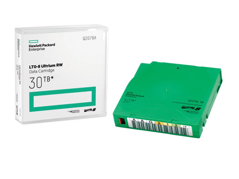 HP LTO-8 Ultrium, 700 MB/sec max, 525 kbits/inch (Q2078AN)