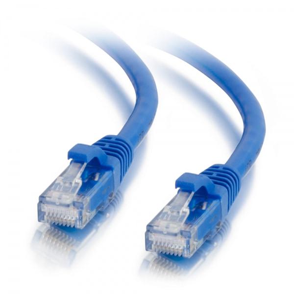 C2G 2x RJ-45, Cat6a, 30,5 m, UTP, 26 AWG, Bleu (50879)