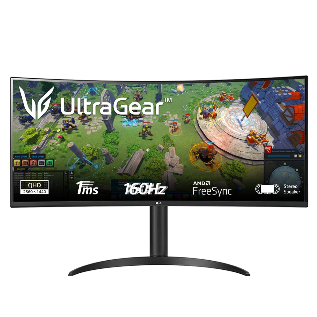 LG 34&quot;, 3440 x 1440, VA, Bord LED, 21:9, 300 cd/m², 1,07 M, 3000:1 (34WP65C-B)