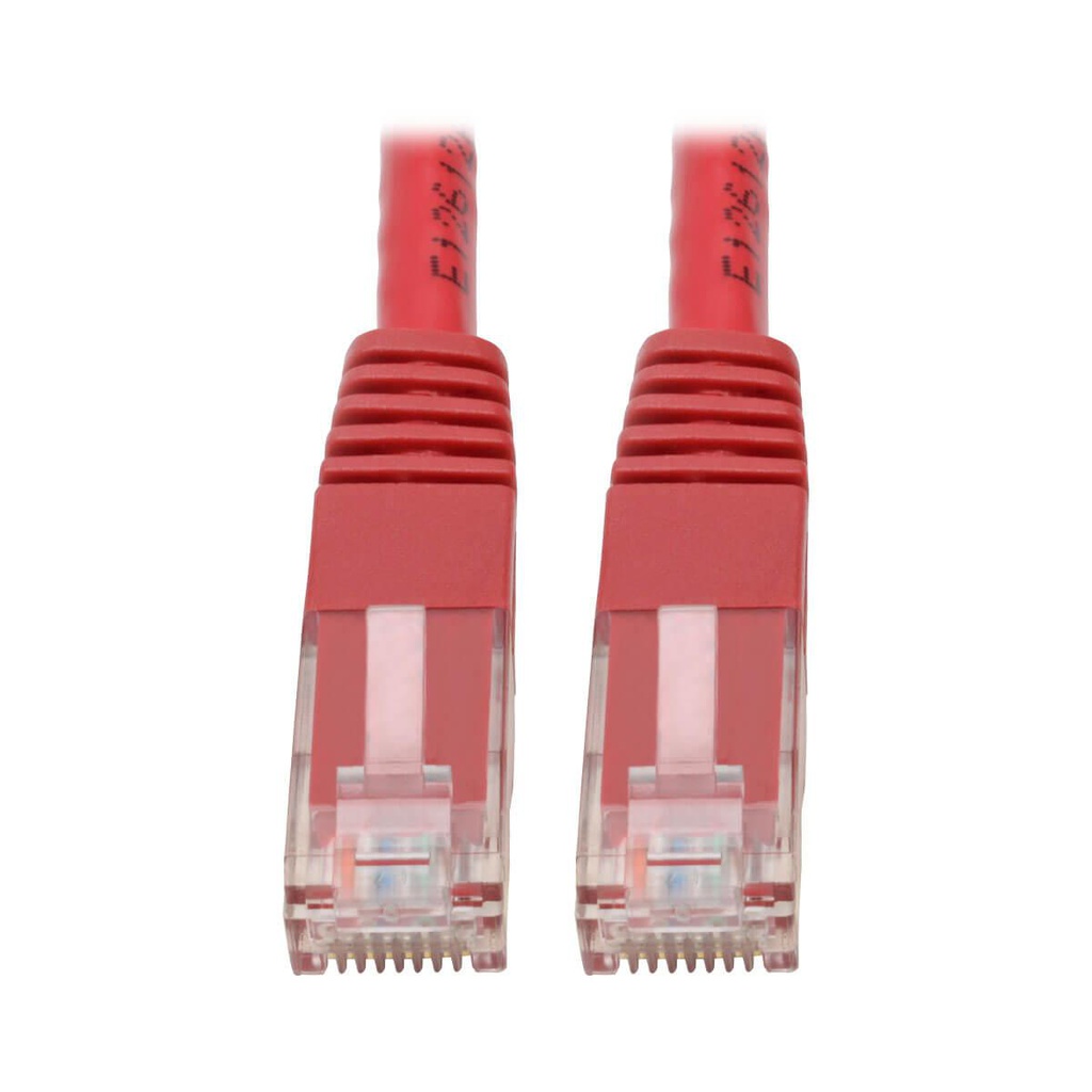 Tripp Lite N200-001-RD, 0,31 m, Cat6, U/UTP (UTP), RJ-45, RJ-45