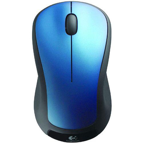 Logitech Souris sans fil M310, sans fil RF, bleue (910-001917)