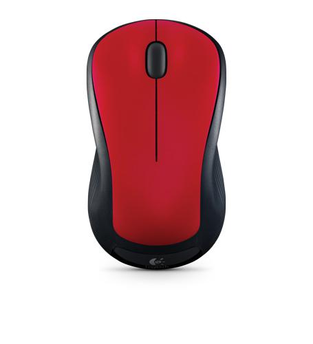 Logitech Souris sans fil M310, sans fil RF, rouge (910-002486)