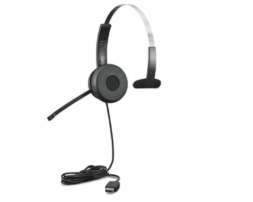 Lenovo Mono USB Headset, 1.8 m, 20 - 20000 Hz, 32 Ohms, 20 mW, 116 dB, 84.5 g