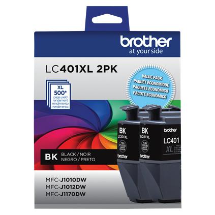 Cartouche d'encre Brother LC401XL2PKS