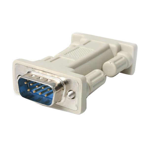 StarTech.com Adaptateur null modem DB9 série RS232 - M/M (NM9MM)