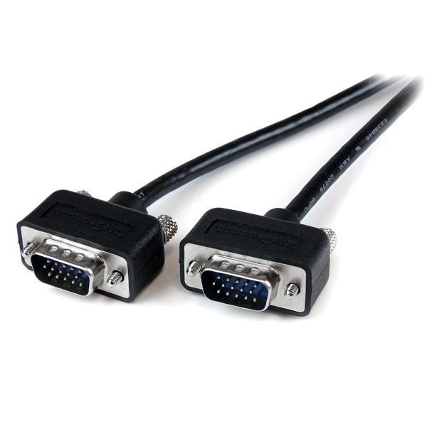 StarTech.com 6 ft Coax Low Profile High Resolution Monitor VGA Cable HD15 M/M