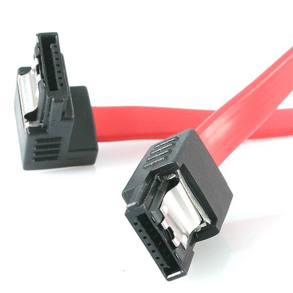 StarTech.com 18in Latching SATA to Right Angle SATA Serial ATA Cable