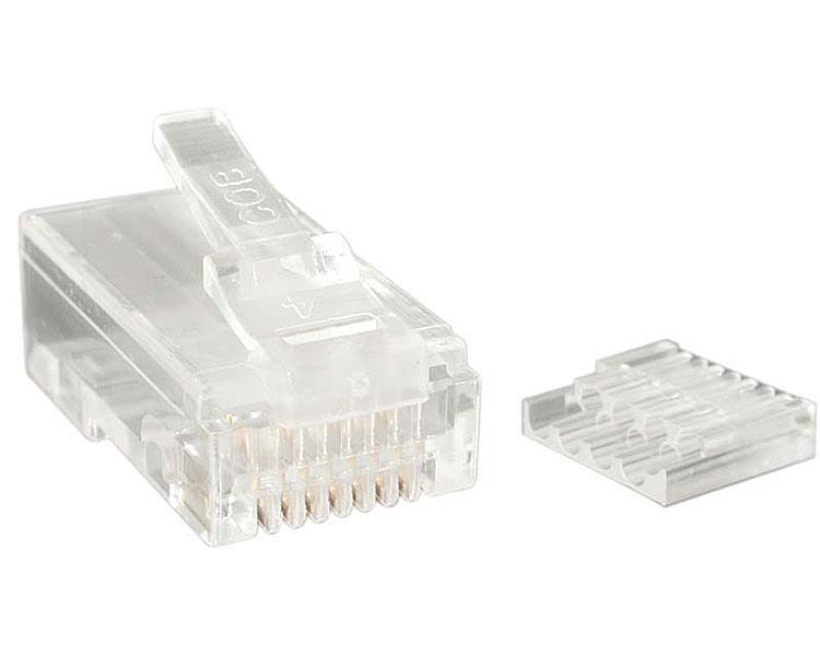 StarTech.com Cat 6 RJ45 Stranded Modular Plug Connector - 50 Pack (CRJ45C6STR50)