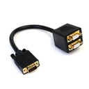 StarTech.com 1 ft / 30cm VGA to 2x VGA Video Splitter Cable M/F - VGA Y Cable