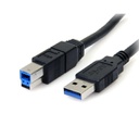 StarTech.com 10 ft Black SuperSpeed USB 3.0 Cable A to B - M/M (USB3SAB10BK)