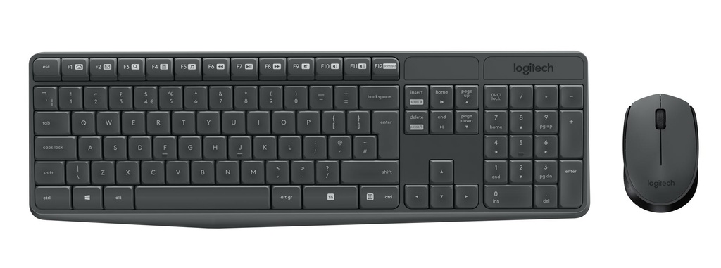 Logitech Ensemble clavier et souris sans fil MK235 (920-007897)