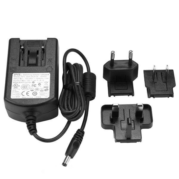 StarTech.com Replacement 5V DC Power Adapter - 5 Volts, 4 Amps (SVA5M4NEUA)