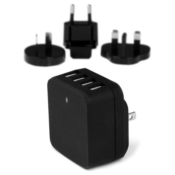 Chargeur d'appareils mobiles StarTech.com USB4PACBK