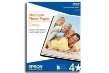 Epson Premium Photo Paper Glossy Borderless 8 x 10&quot; 20 Sheets, 8 x 10&quot;